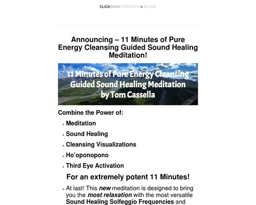 11 Minutes Of Pure Energy Cleansing Guided Sound Healing Meditation