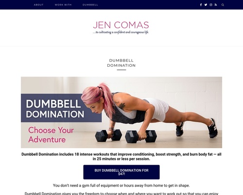 Dumbbell Domination - Jen Comas