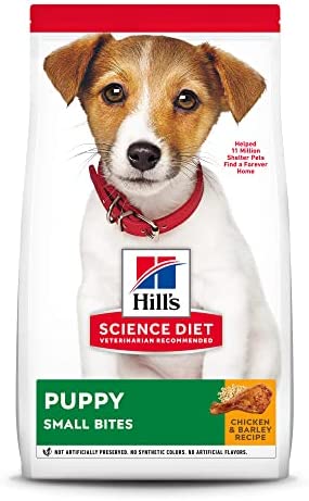 Hill's Science Diet Dry Dog Food, Puppy, Small Bites, Chicken Meal & Barley Recipe
