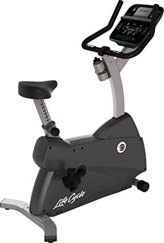 Life Fitness C1 Upright Indoor Cycling Exercise Bike with Track Connect Console