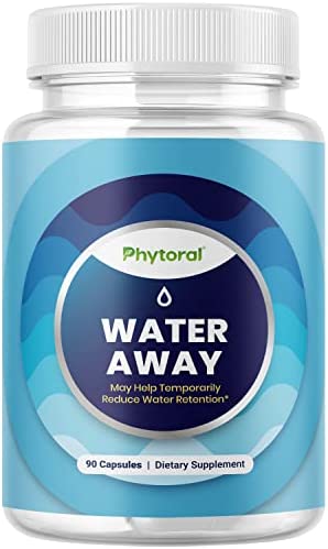 Water Away Pills and Diuretic Pills - Water Retention Pills and Water Pills with Dandelion Leaf Herbal Green Tea Extract Juniper Berry and Vitamin B6 - Kidney Cleanse Water Pills for Men and Women